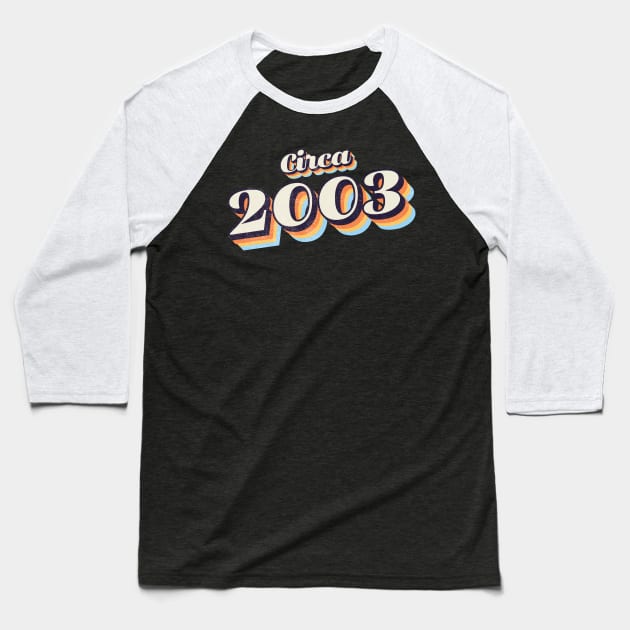2003 Birthday Baseball T-Shirt by Vin Zzep